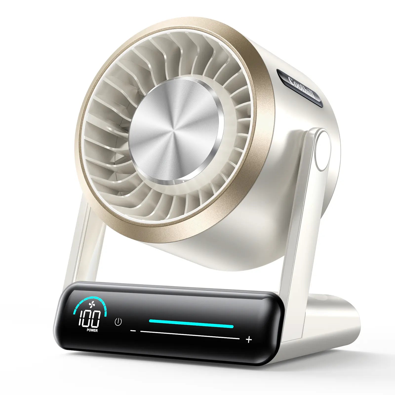 Experience Ultimate Comfort with the Coolhill 100-Speed Turbo Desktop Fan – Perfect for Home, Office, and Travel!