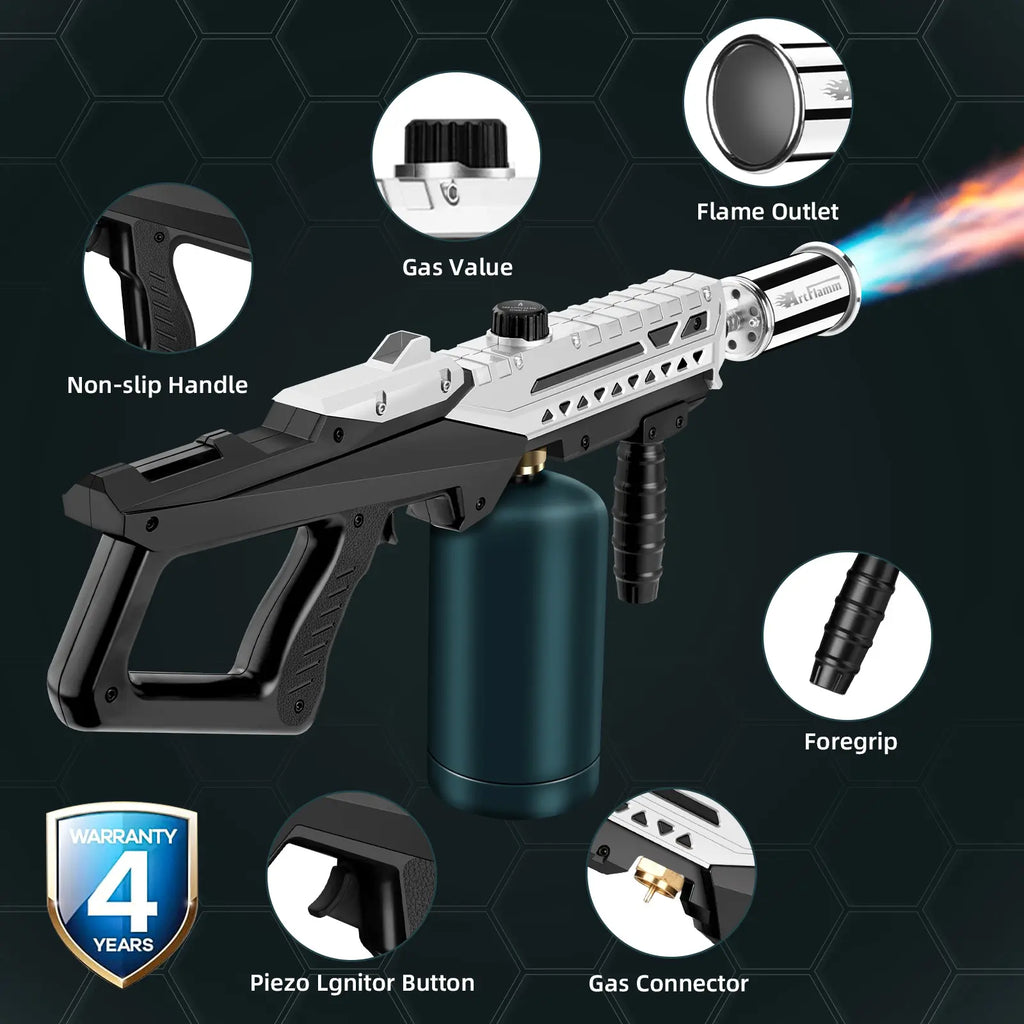 Unleash Your Inner Chef with the ARTFLAMM Powerful Propane Torch Gun – The Ultimate Multi-Use Tool for Campfires, BBQs, and More!