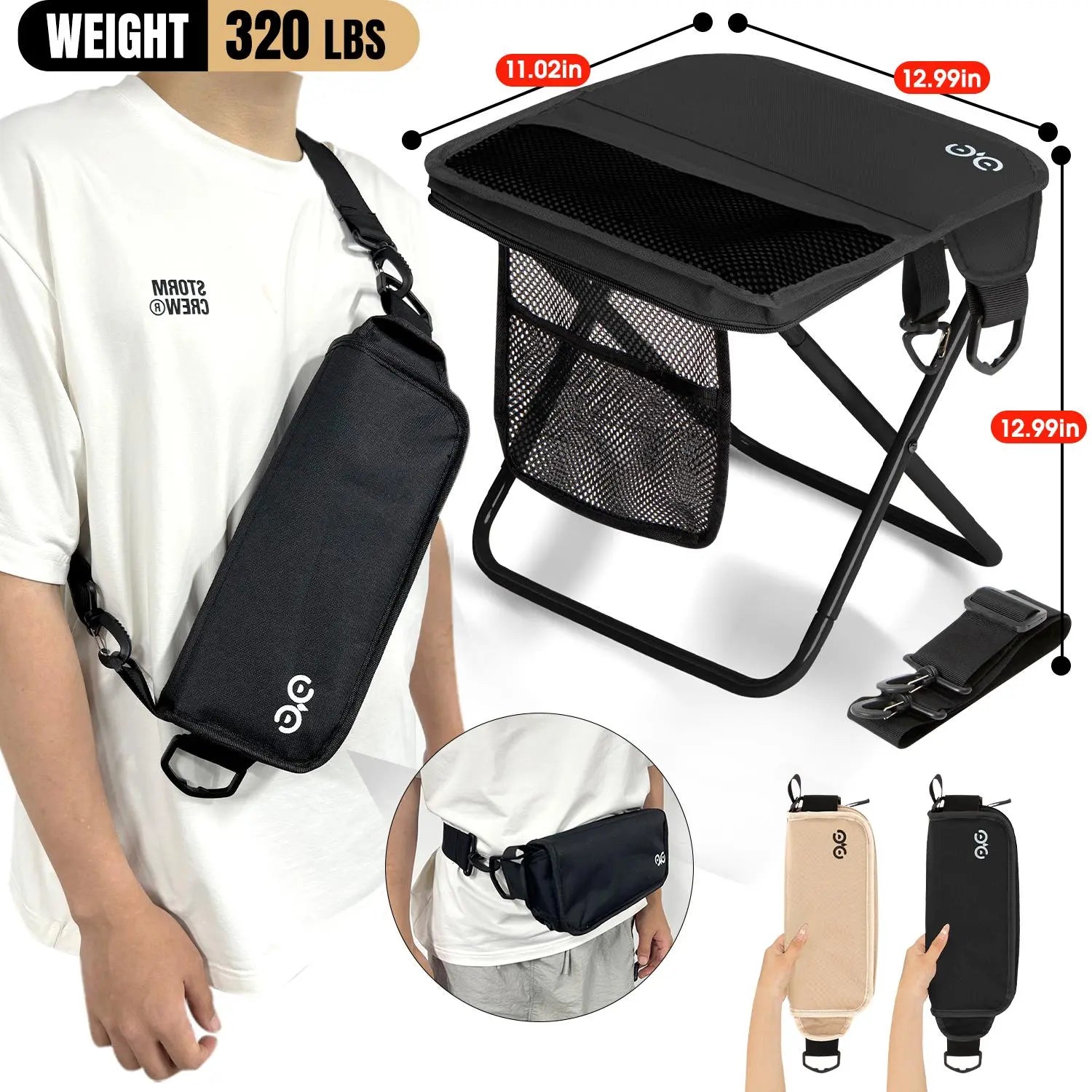 Experience Ultimate Comfort with the Camdoor Ultra-Lightweight Folding Sports Chair - Perfect for Outdoor Adventures!