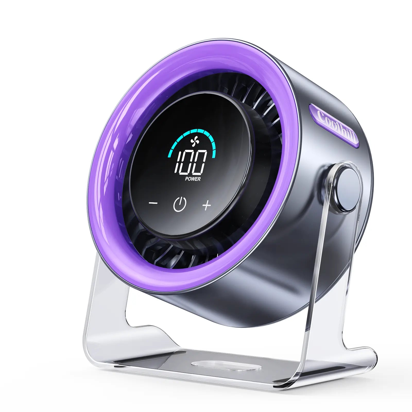 Experience Ultimate Comfort with the Coolhill 100-Speed Turbo Desktop Fan – Perfect for Home, Office, and Travel!