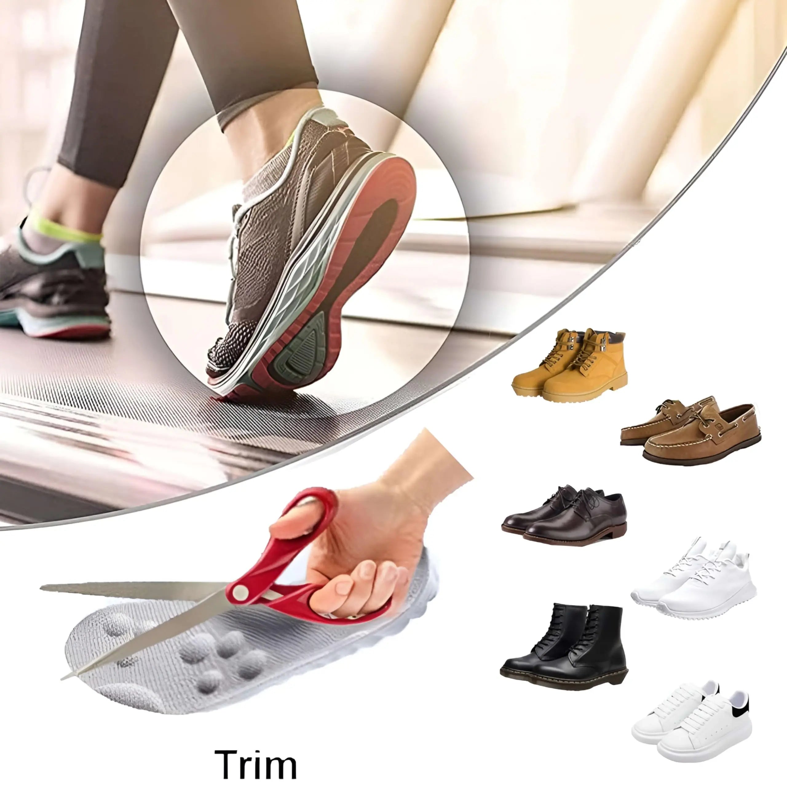 Ultimate Comfort Insoles for Men and Women - 4D Cloud Soles for Anti-Fatigue and Foot Pain Relief