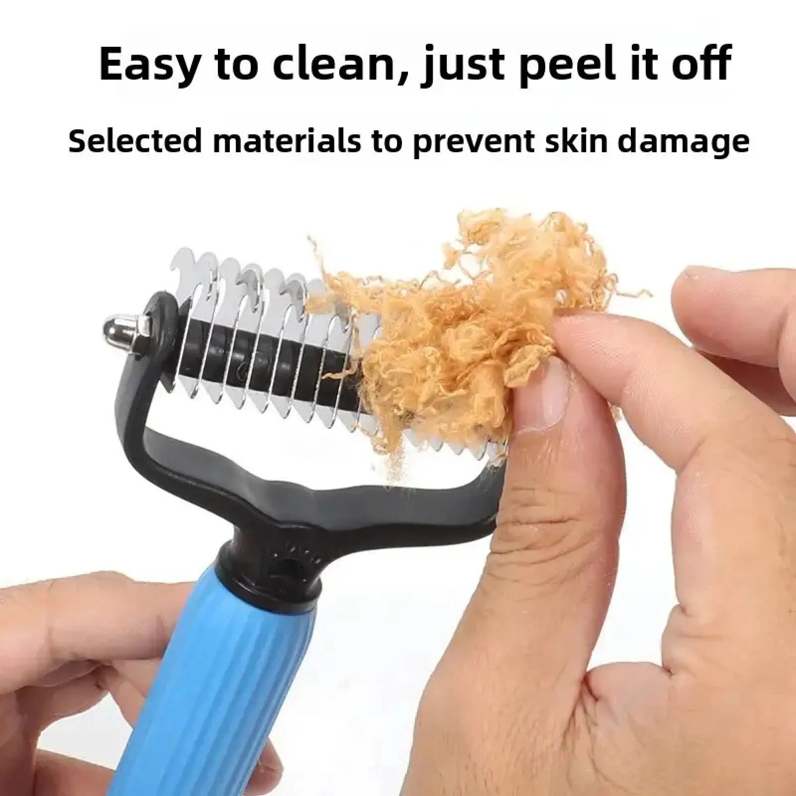 Ultimate Pet Grooming Tool: Universal Double-Sided Detangling Comb for Dogs - Stainless Steel Design for Effective Shedding and Matted Hair Removal