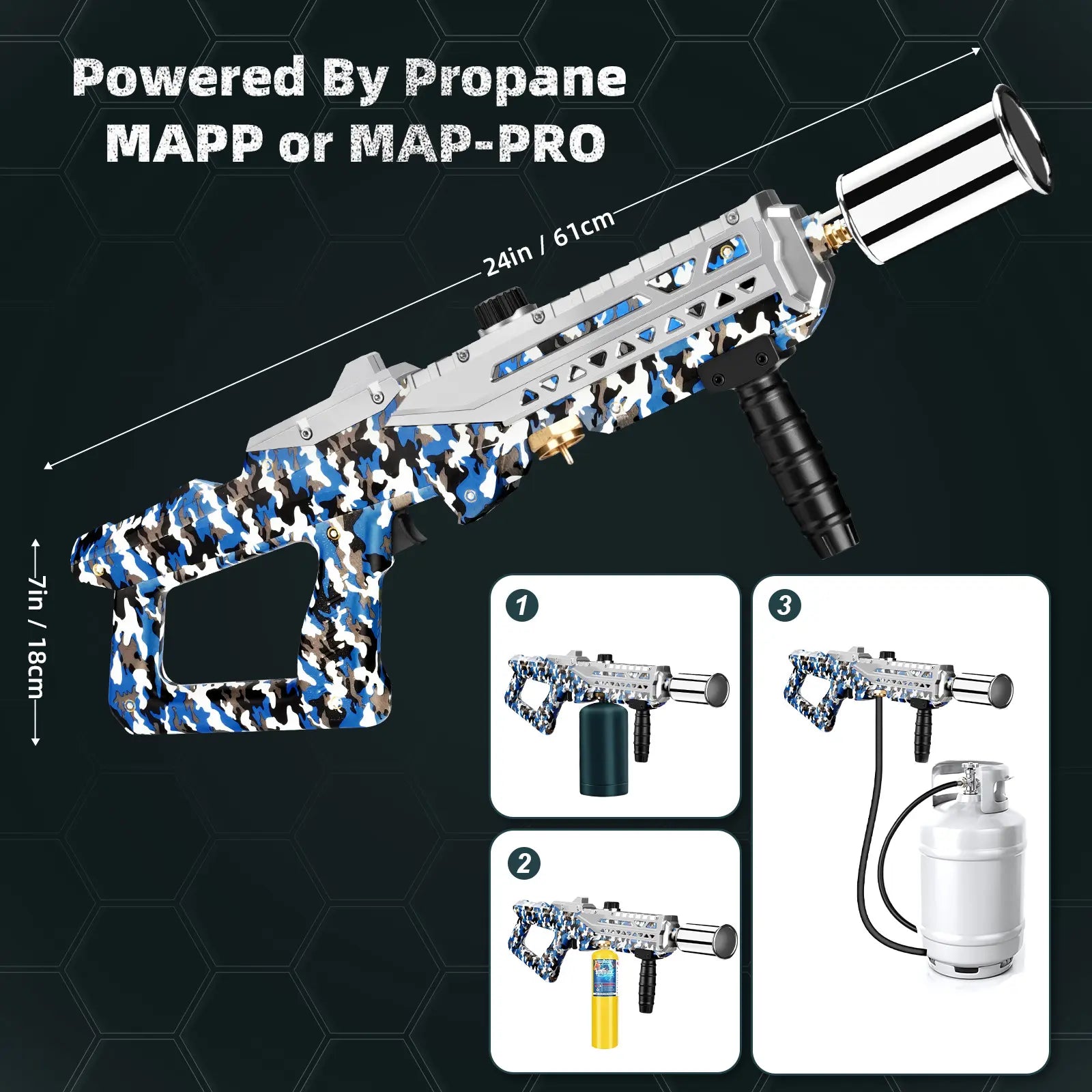 Unleash Your Inner Chef with the ARTFLAMM Powerful Propane Torch Gun – The Ultimate Multi-Use Tool for Campfires, BBQs, and More!