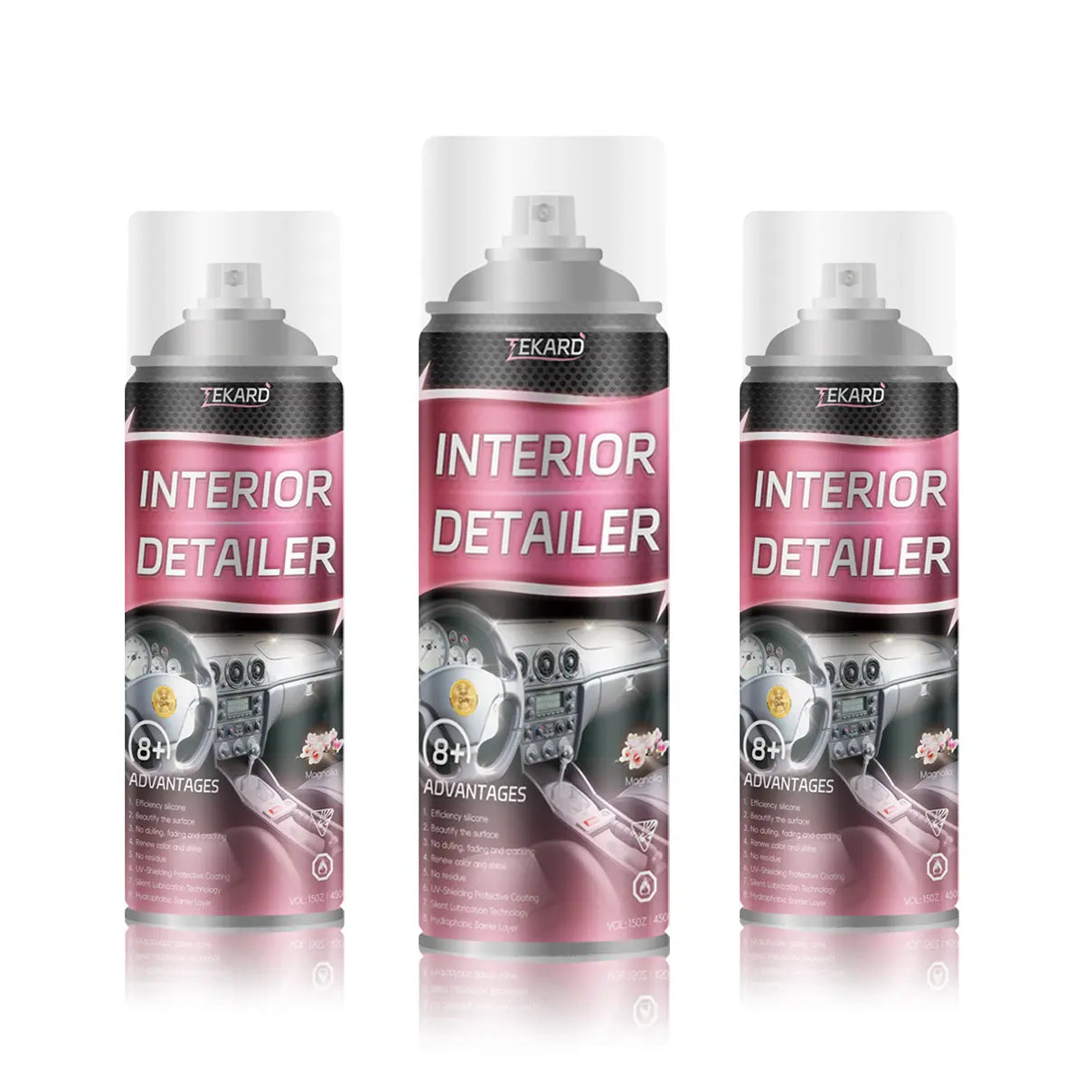 TEKARD Detailer - The Ultimate Waterless Spray Wax for Enhanced Protection of Vinyl, Rubber, and Leather Surfaces in Your Car
