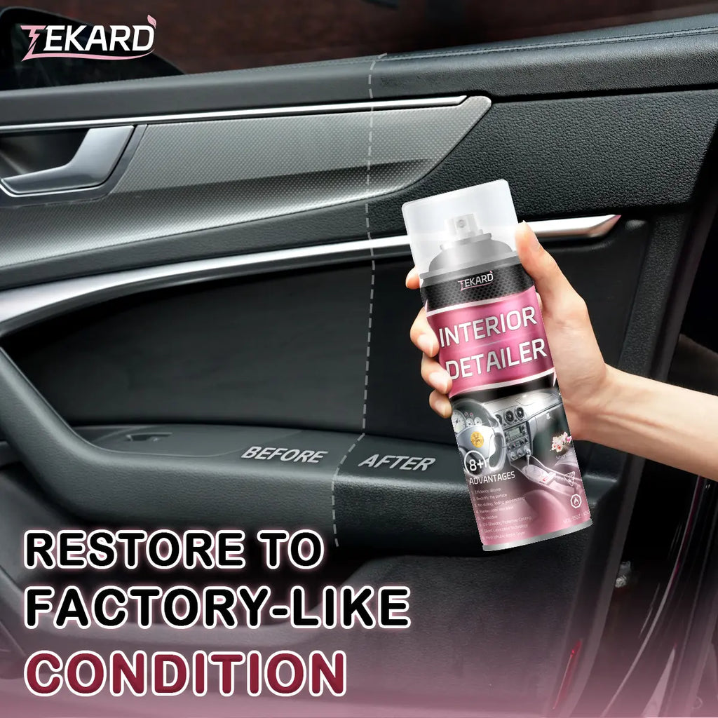 TEKARD Detailer - The Ultimate Waterless Spray Wax for Enhanced Protection of Vinyl, Rubber, and Leather Surfaces in Your Car
