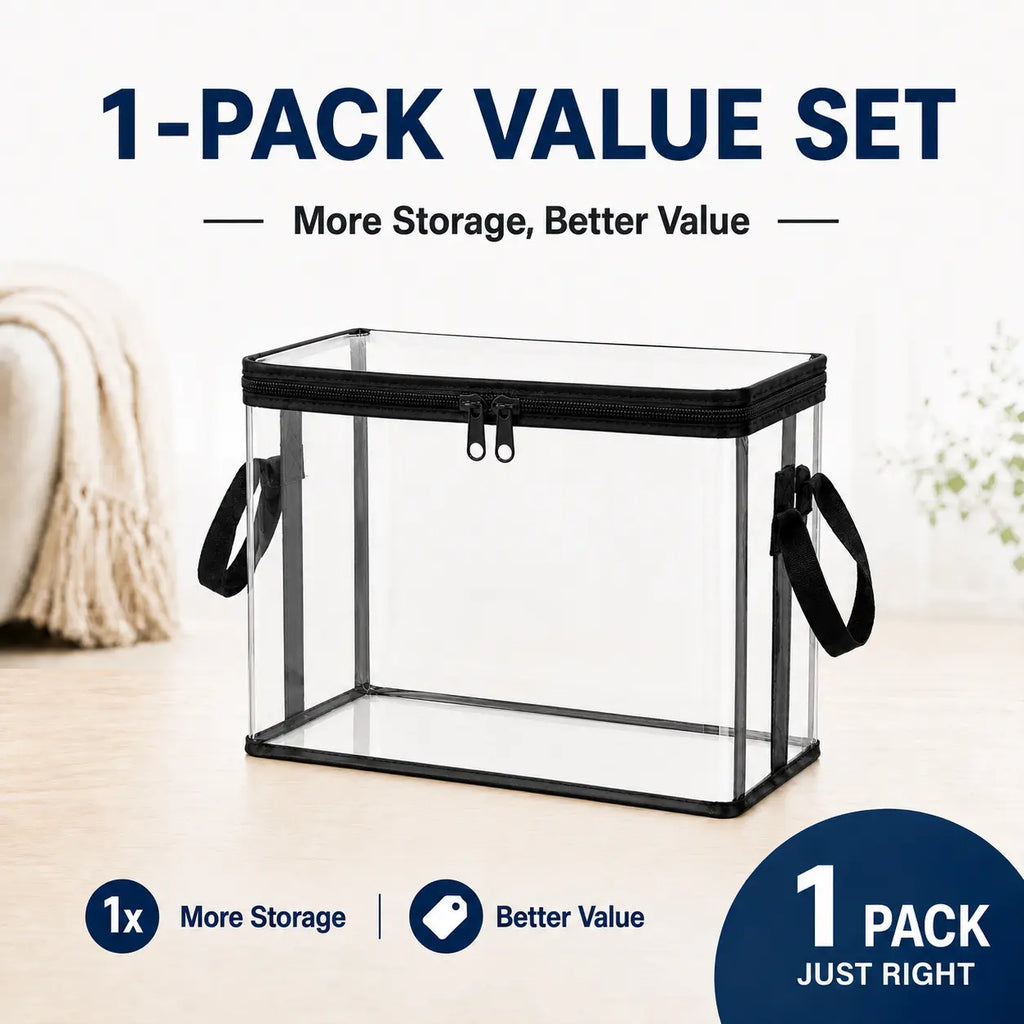 Stylish and Durable Black PVC Stuffed Animal & Doll Storage Box with Handle – The Ultimate Dustproof Toy Organizer for Every Room!