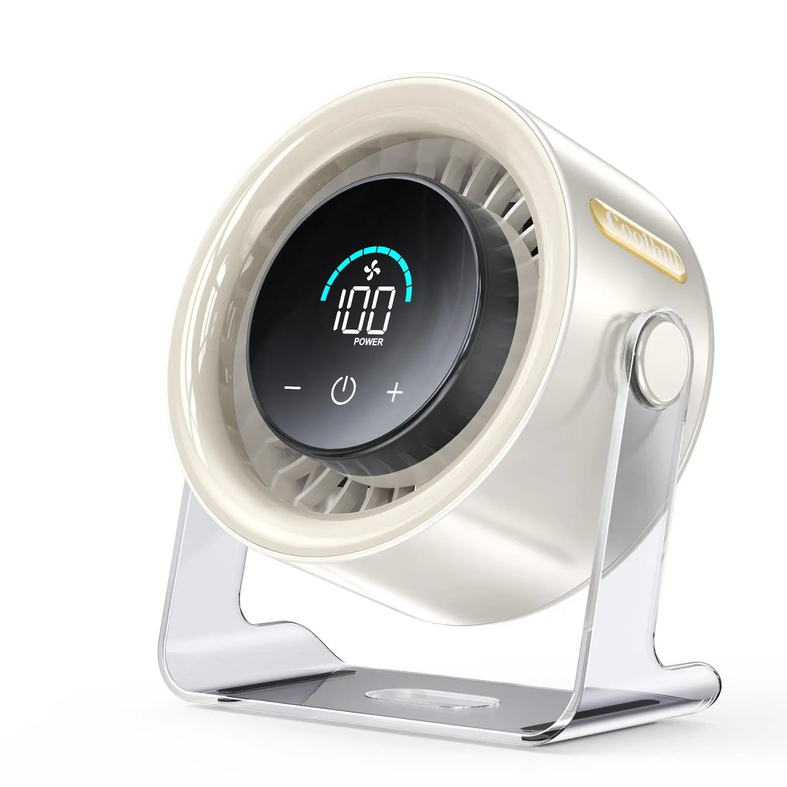 Experience Ultimate Comfort with the Coolhill 100-Speed Turbo Desktop Fan – Perfect for Home, Office, and Travel!