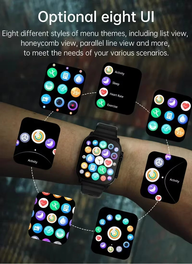 Discover the LAXASFIT X10 Ultra Smartwatch: Your Ultimate Fitness Companion with Bluetooth Calling, Heart Rate Monitoring, and Stylish Design for Men and Women