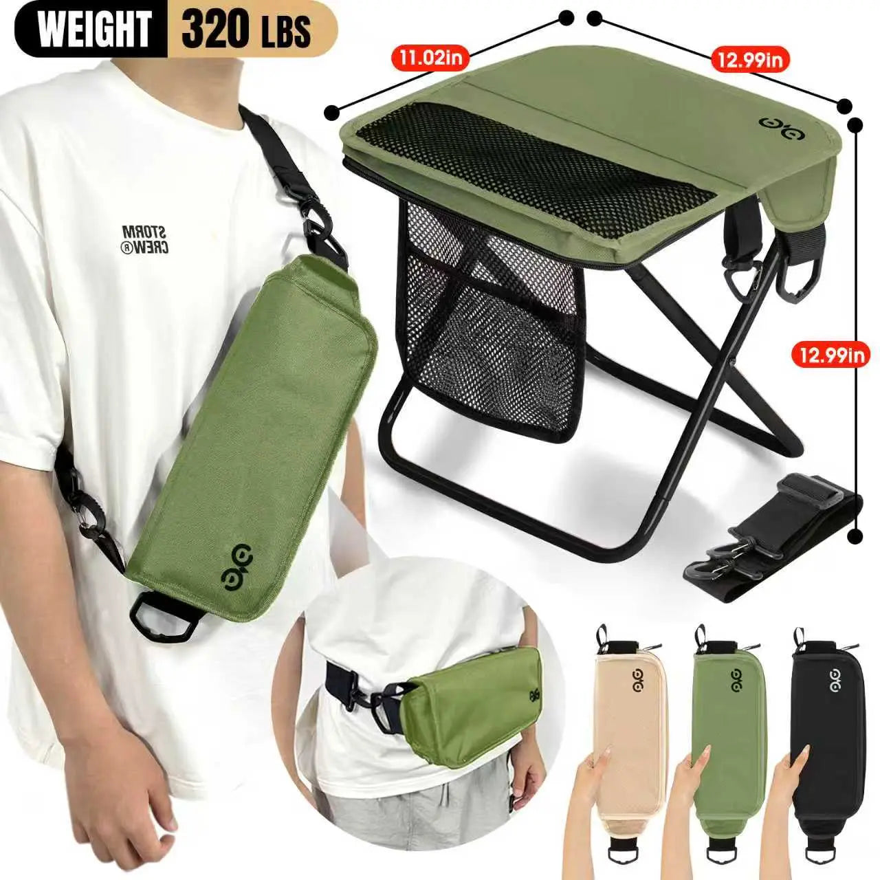 Experience Ultimate Comfort with the Camdoor Ultra-Lightweight Folding Sports Chair - Perfect for Outdoor Adventures!