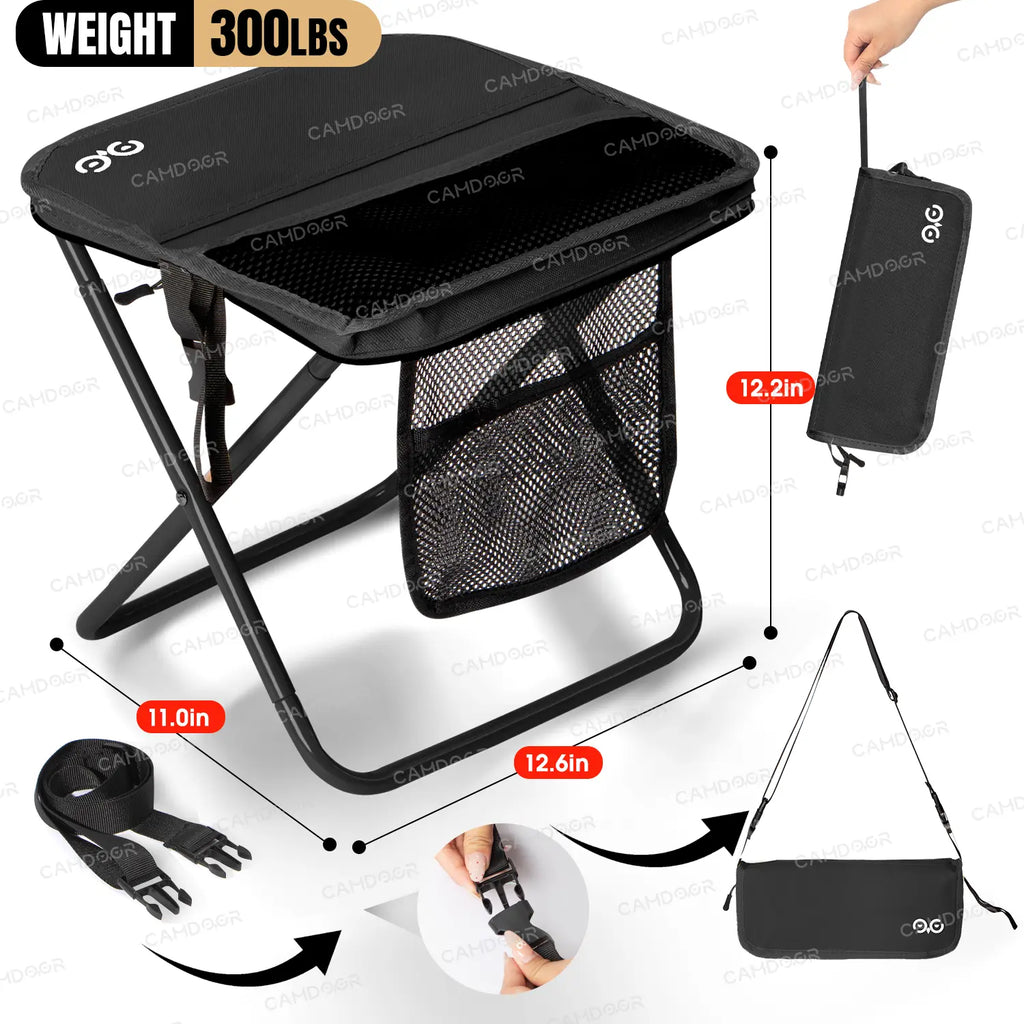 Experience Ultimate Comfort with the Camdoor Ultra-Lightweight Folding Sports Chair - Perfect for Outdoor Adventures!