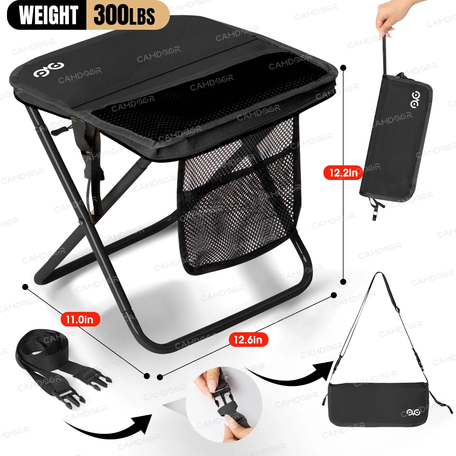 Experience Ultimate Comfort with the Camdoor Ultra-Lightweight Folding Sports Chair - Perfect for Outdoor Adventures!