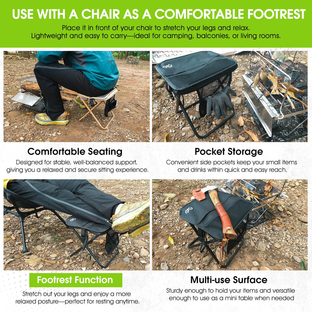 Experience Ultimate Comfort with the Camdoor Ultra-Lightweight Folding Sports Chair - Perfect for Outdoor Adventures!