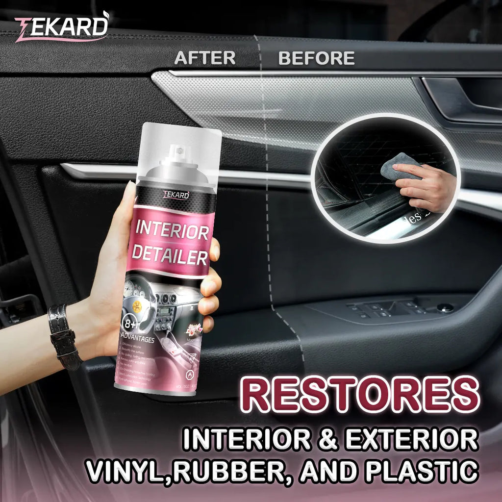 TEKARD Detailer - The Ultimate Waterless Spray Wax for Enhanced Protection of Vinyl, Rubber, and Leather Surfaces in Your Car