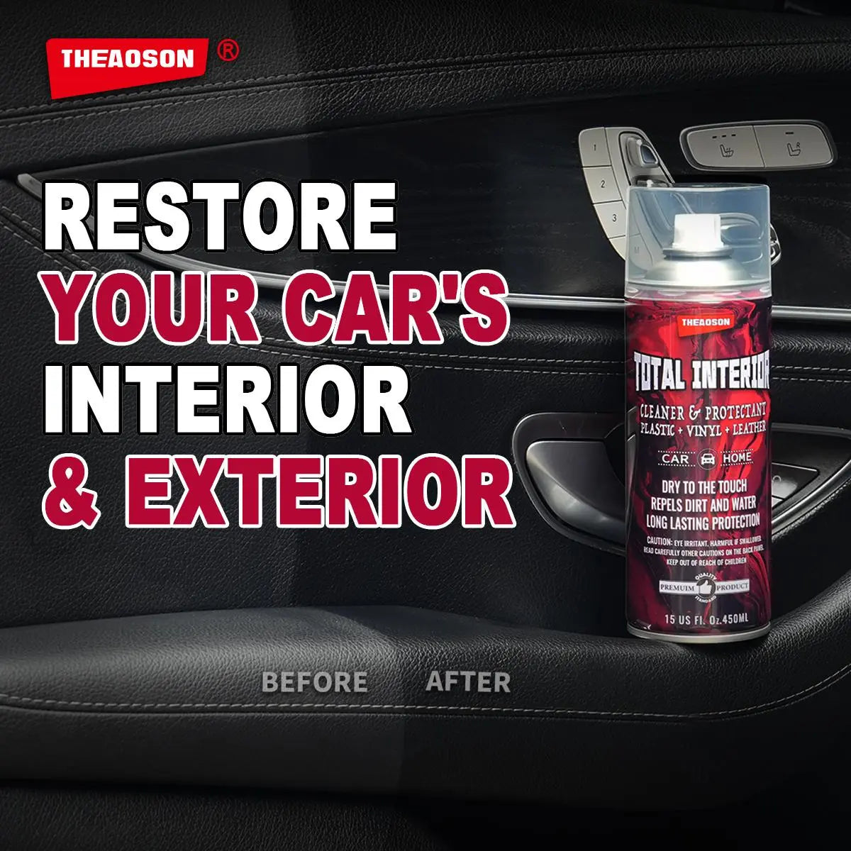 TEKARD Detailer - The Ultimate Waterless Spray Wax for Enhanced Protection of Vinyl, Rubber, and Leather Surfaces in Your Car