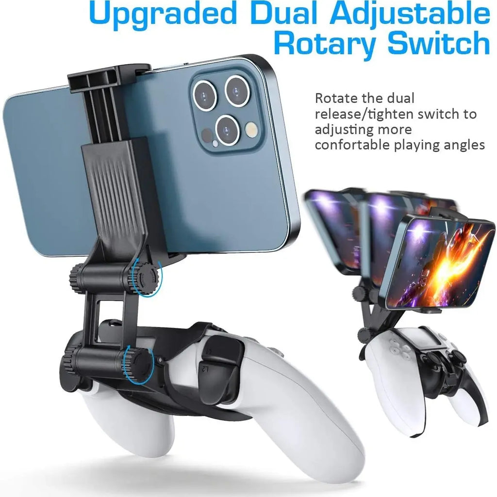 Transform Your PS5 Controller with the OIVO Mobile Gaming Phone Mount Clip – Perfect for On-the-Go Remote Play!