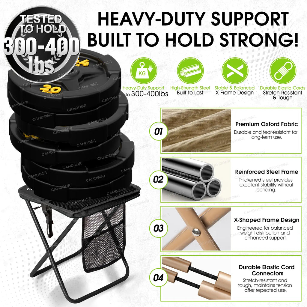 Experience Ultimate Comfort with the Camdoor Ultra-Lightweight Folding Sports Chair - Perfect for Outdoor Adventures!