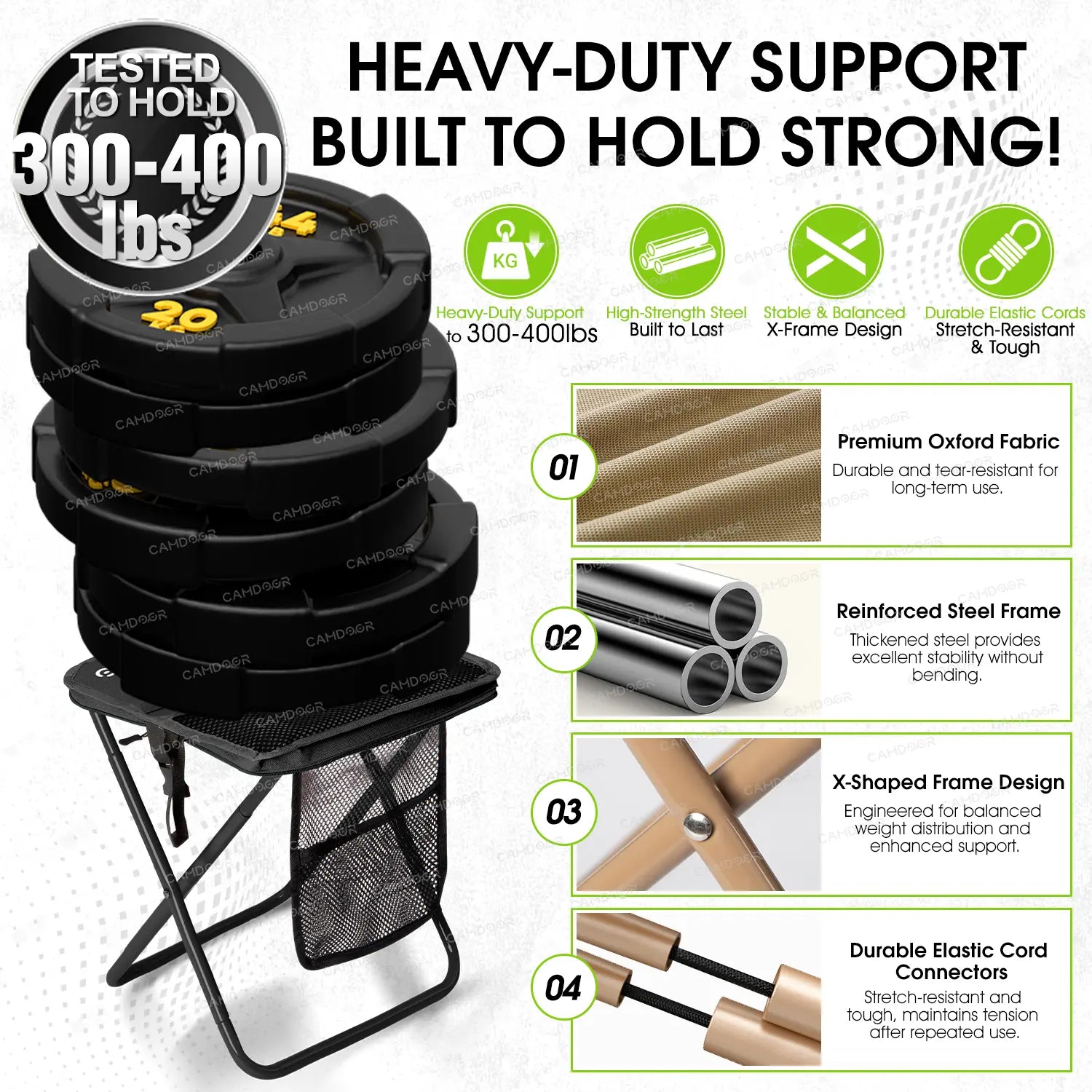 Experience Ultimate Comfort with the Camdoor Ultra-Lightweight Folding Sports Chair - Perfect for Outdoor Adventures!