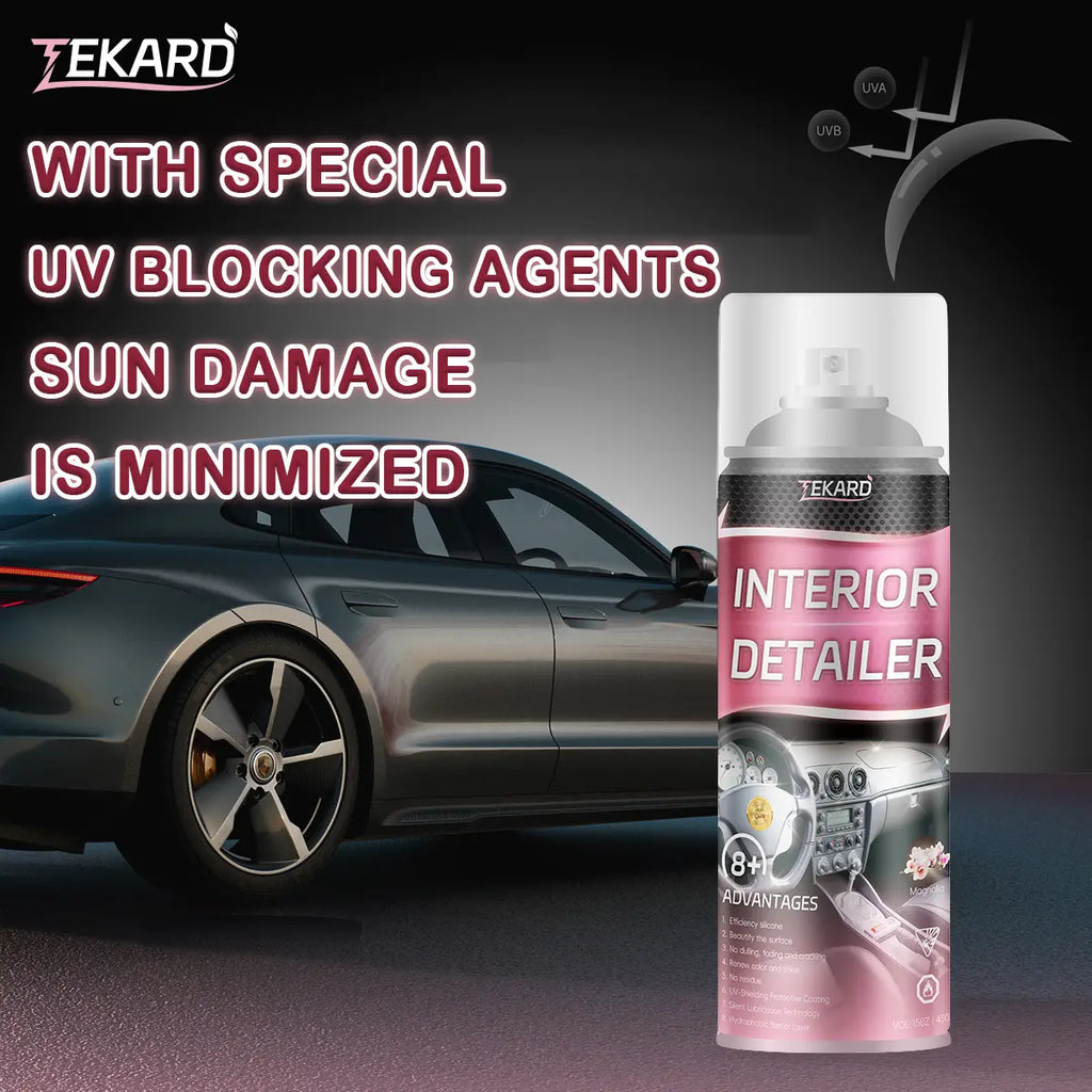 TEKARD Detailer - The Ultimate Waterless Spray Wax for Enhanced Protection of Vinyl, Rubber, and Leather Surfaces in Your Car