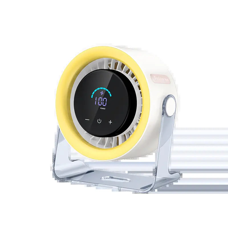 Experience Ultimate Comfort with the Coolhill 100-Speed Turbo Desktop Fan – Perfect for Home, Office, and Travel!