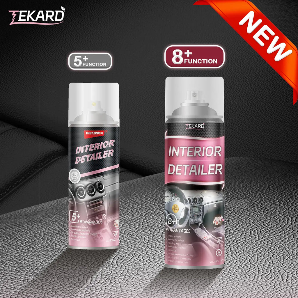 TEKARD Detailer - The Ultimate Waterless Spray Wax for Enhanced Protection of Vinyl, Rubber, and Leather Surfaces in Your Car