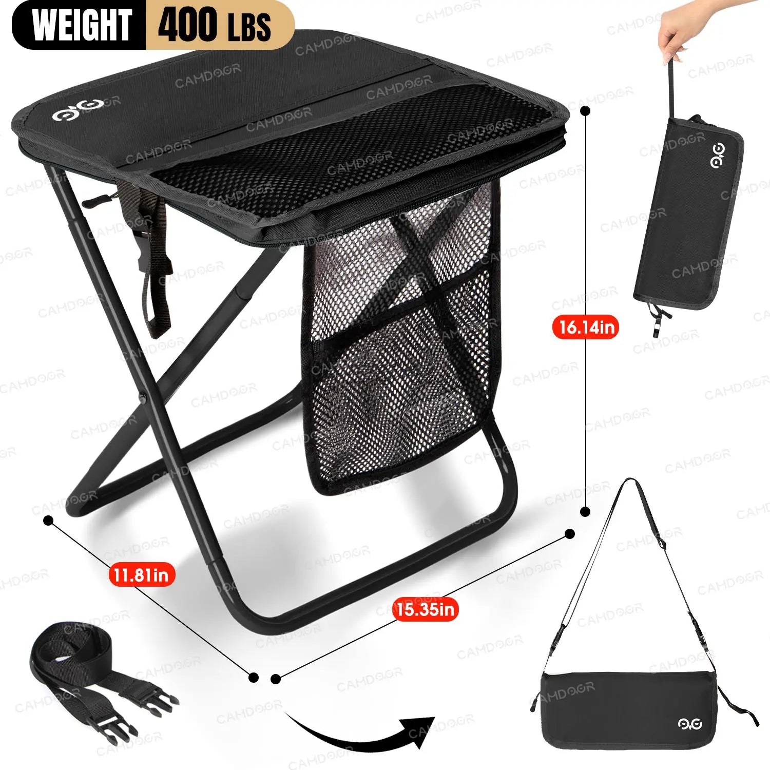 Experience Ultimate Comfort with the Camdoor Ultra-Lightweight Folding Sports Chair - Perfect for Outdoor Adventures!
