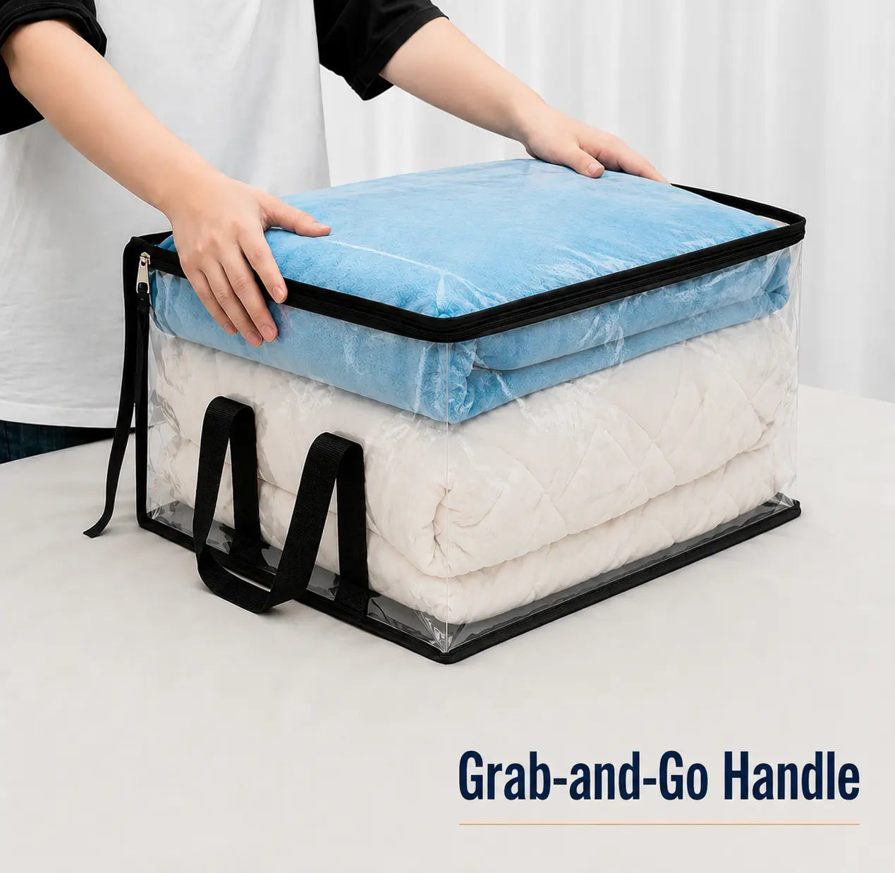 Stylish and Durable Black PVC Stuffed Animal & Doll Storage Box with Handle – The Ultimate Dustproof Toy Organizer for Every Room!